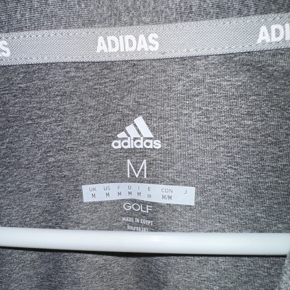 Grey Adidas Men’s Golf Polo - Picture 2 of 3